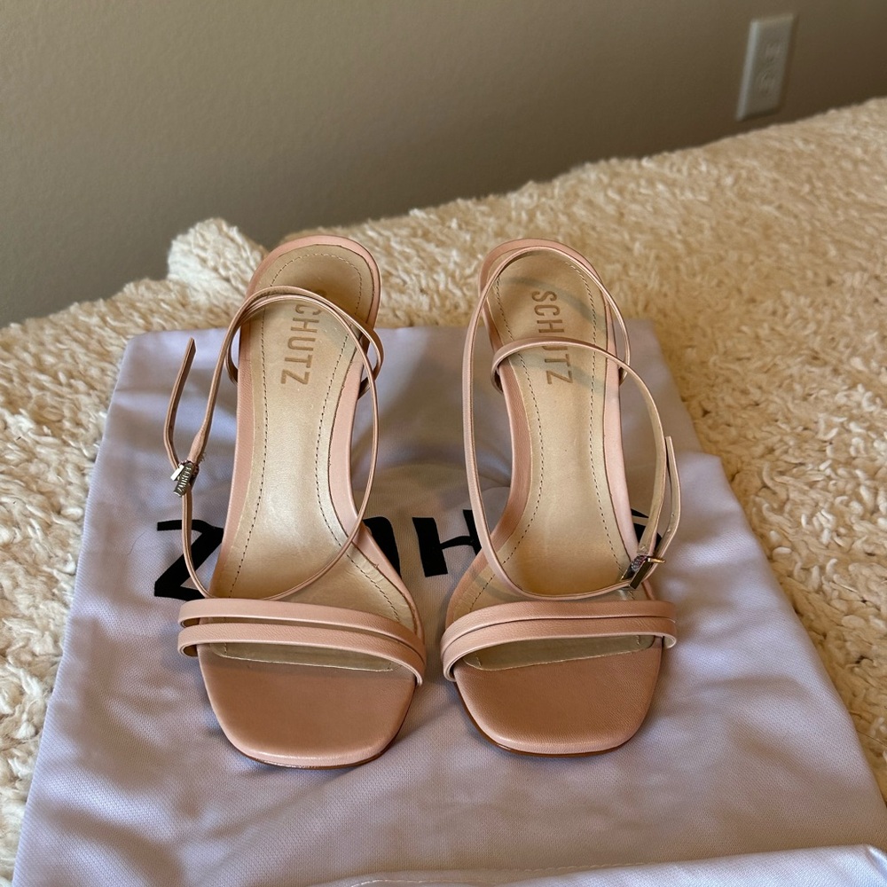 SCHUTZ Women's Blush Strappy Heels